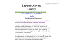Desktop Screenshot of laporteavenuenursery.com