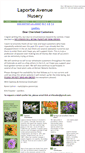 Mobile Screenshot of laporteavenuenursery.com
